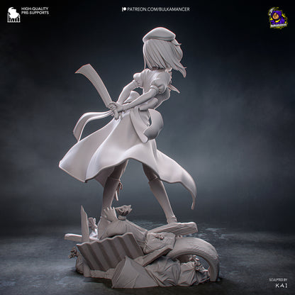 Ingeniero de escuadrón aerotransportado | Figura de kit de resina para garaje | Bulkamancer Sculpts
