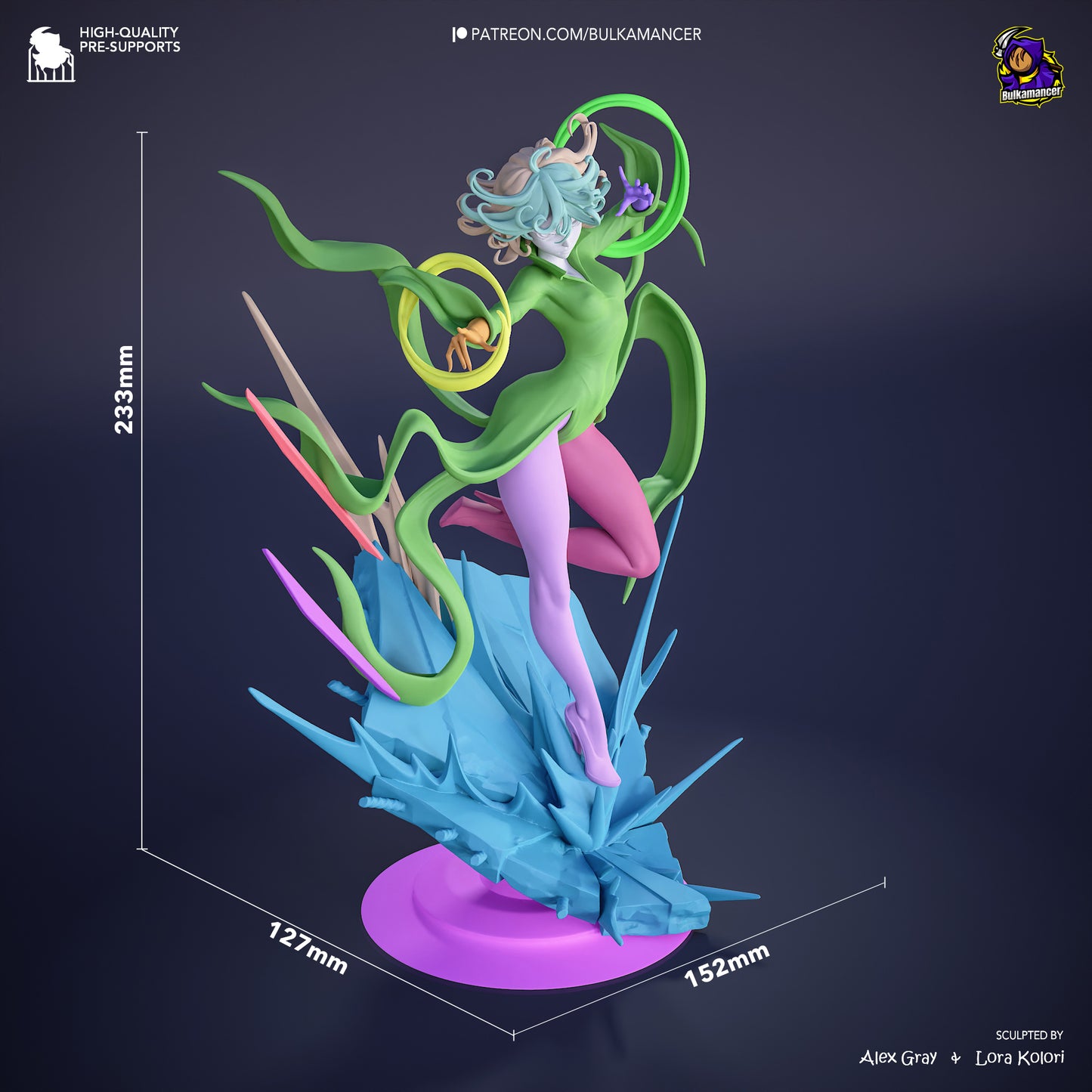 Whirlwind | Resin Garage Kit Figure | Bulkamancer Sculpts - Tattles Told 3D
