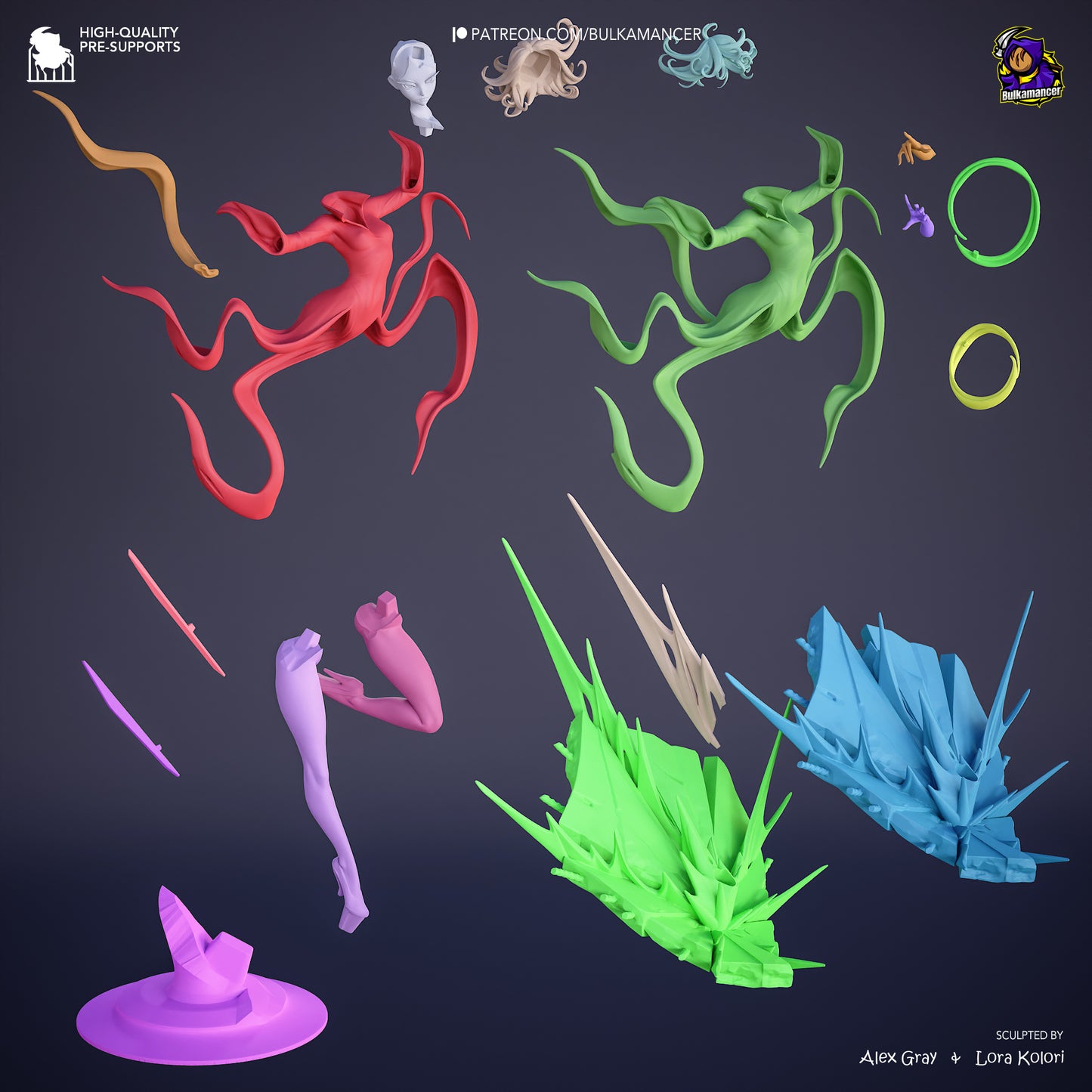 Whirlwind | Resin Garage Kit Figure | Bulkamancer Sculpts - Tattles Told 3D