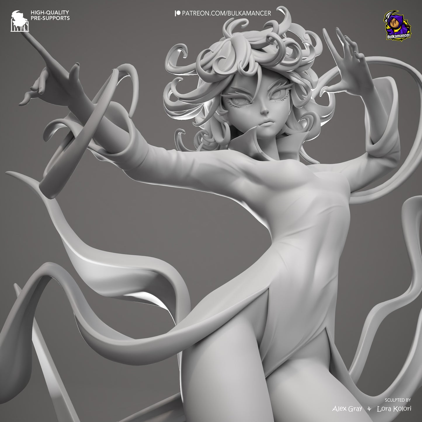 Whirlwind | Resin Garage Kit Figure | Bulkamancer Sculpts - Tattles Told 3D