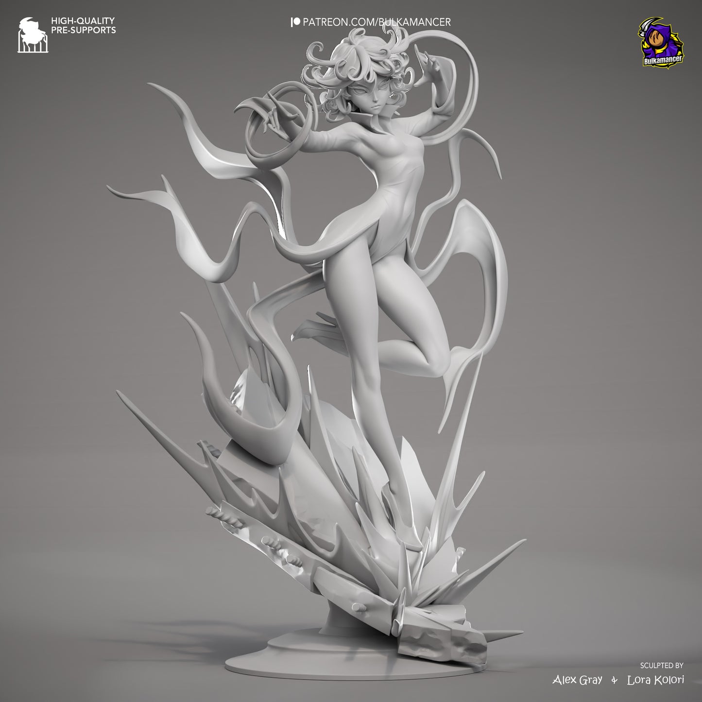 Whirlwind | Resin Garage Kit Figure | Bulkamancer Sculpts - Tattles Told 3D