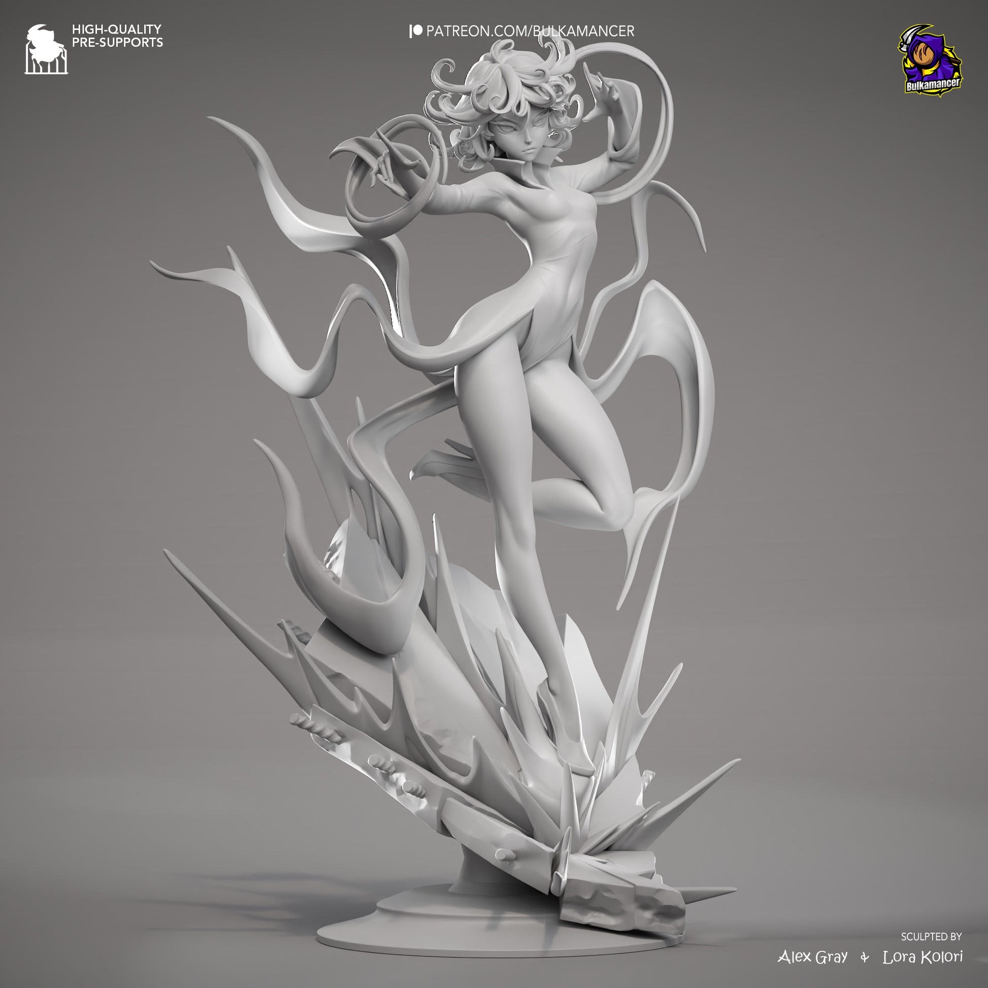 Whirlwind | Resin Garage Kit Figure | Bulkamancer Sculpts - Tattles Told 3D
