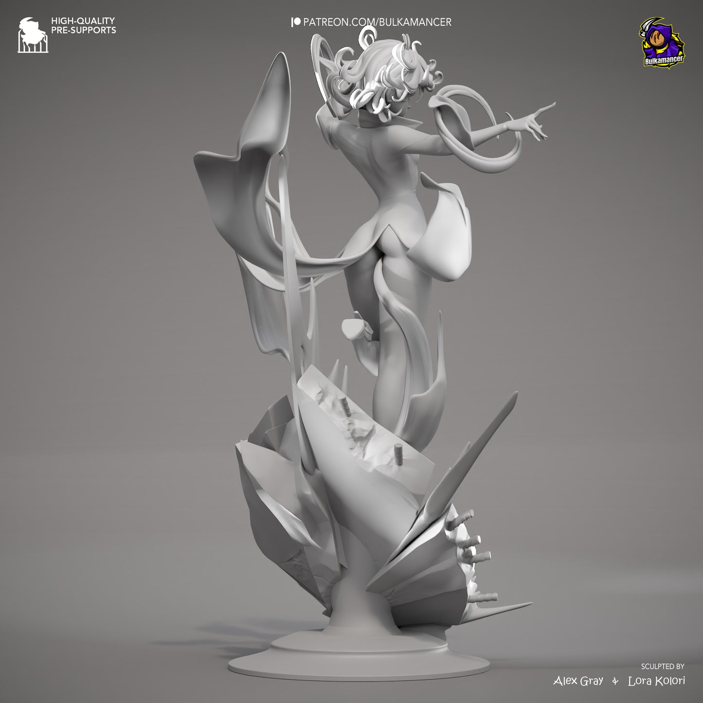 Whirlwind | Resin Garage Kit Figure | Bulkamancer Sculpts - Tattles Told 3D