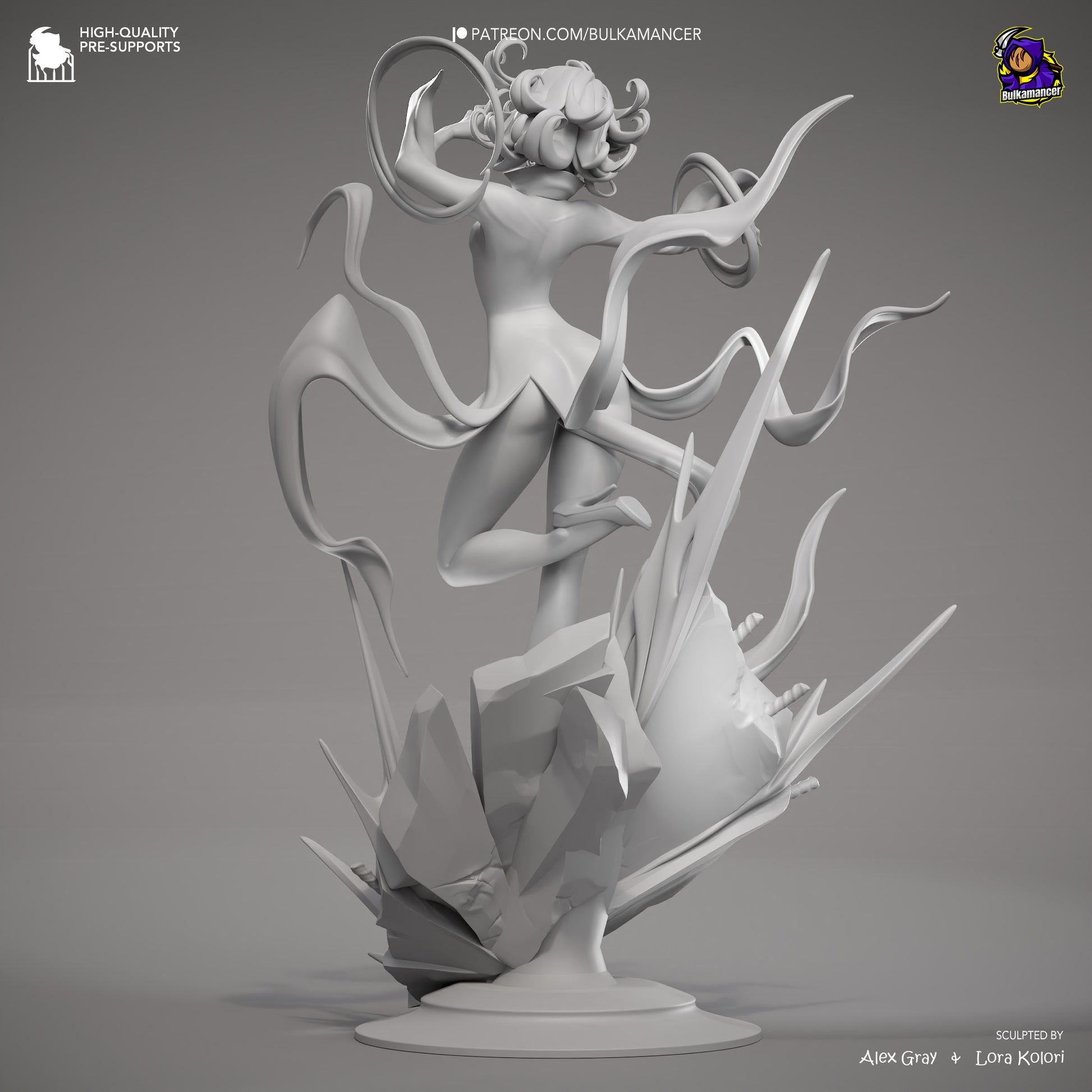 Whirlwind | Resin Garage Kit Figure | Bulkamancer Sculpts - Tattles Told 3D