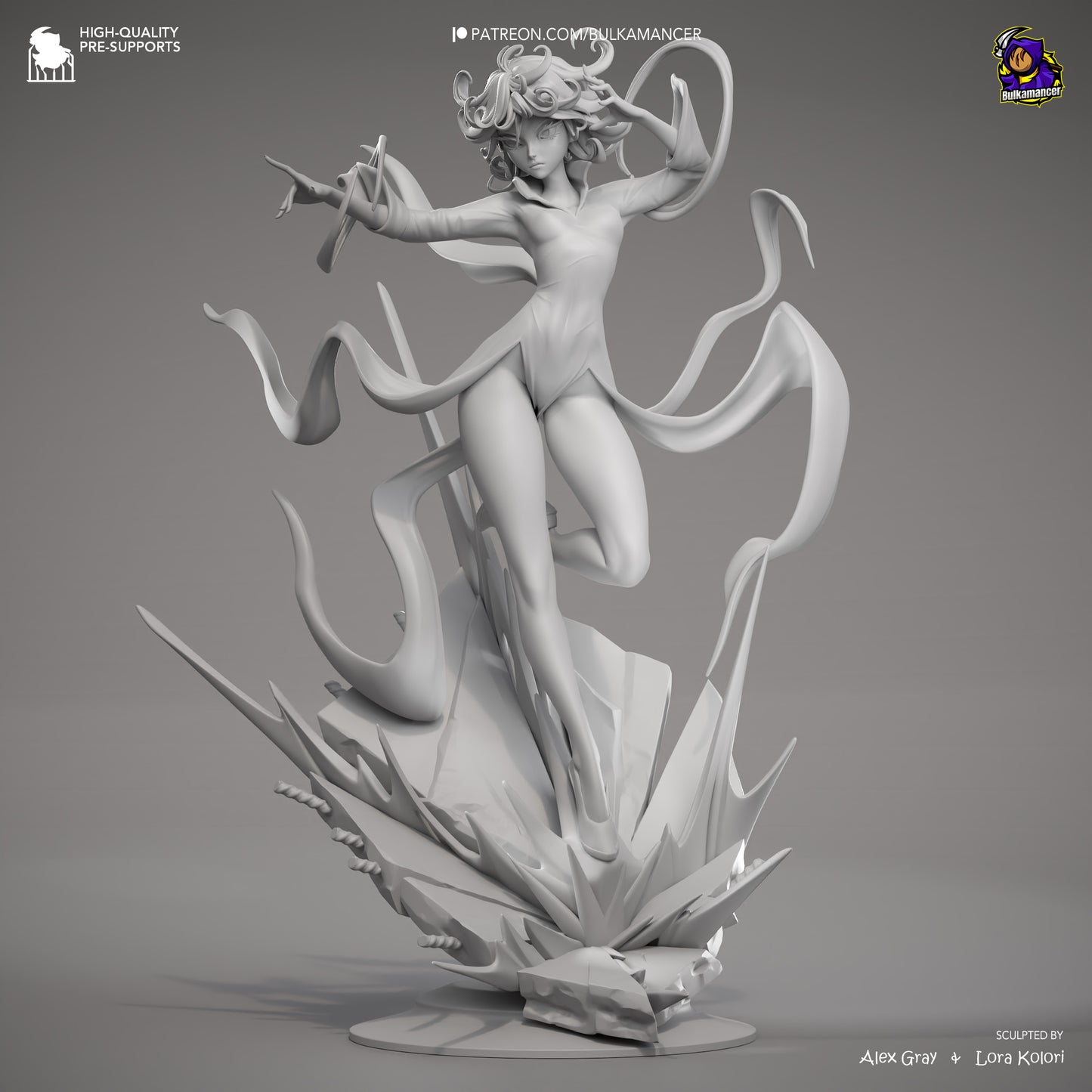 Whirlwind | Resin Garage Kit Figure | Bulkamancer Sculpts - Tattles Told 3D