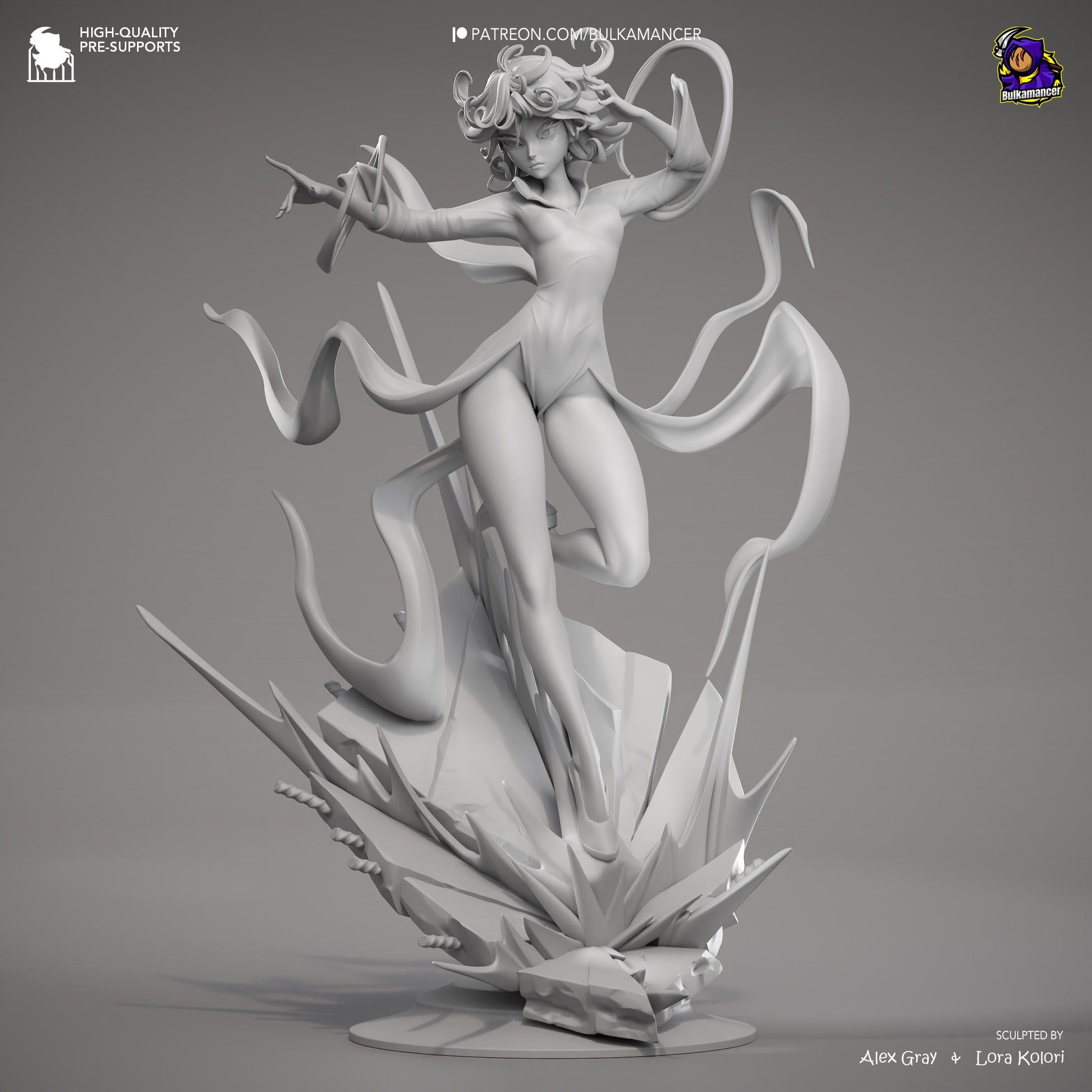 Whirlwind | Resin Garage Kit Figure | Bulkamancer Sculpts - Tattles Told 3D