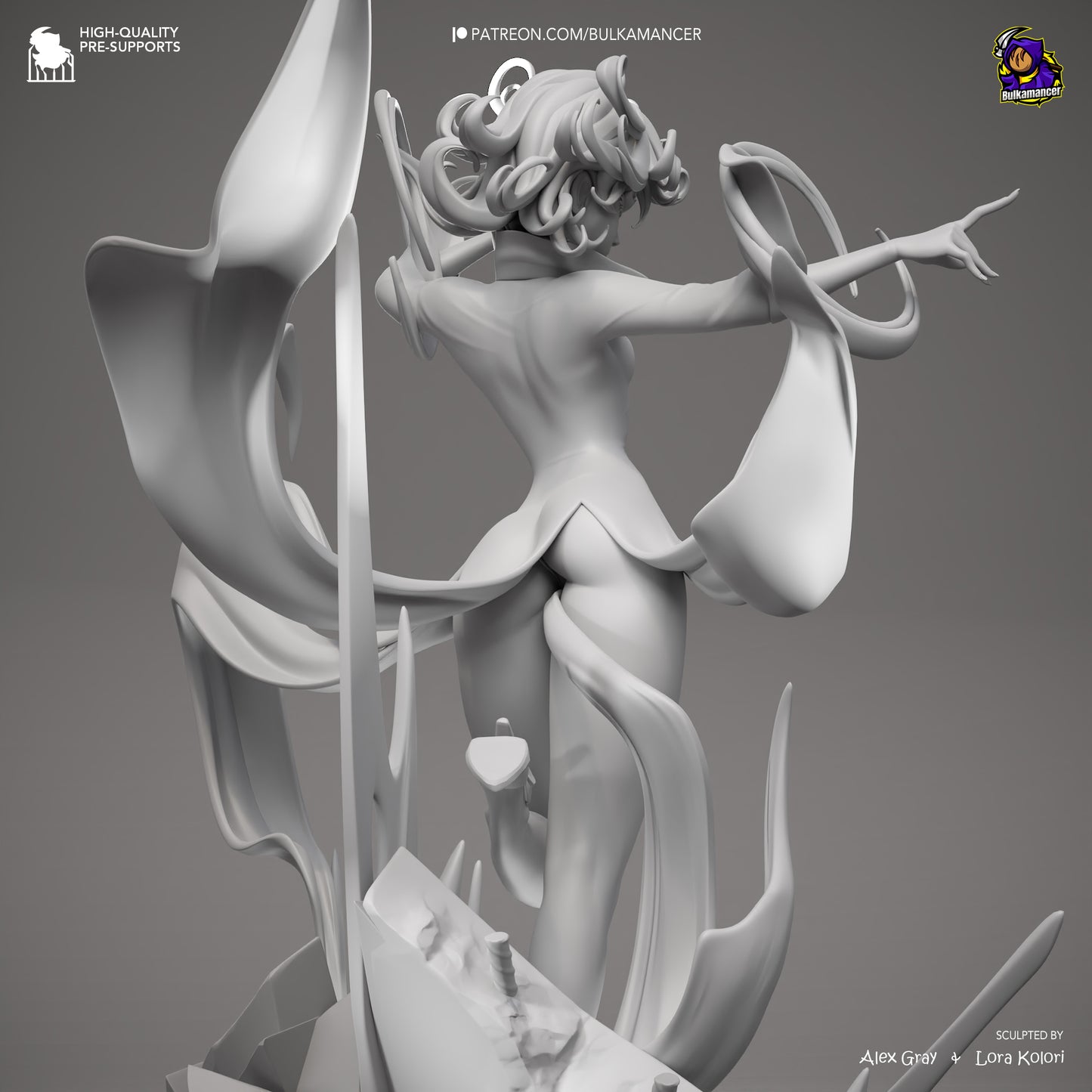 Whirlwind | Resin Garage Kit Figure | Bulkamancer Sculpts - Tattles Told 3D