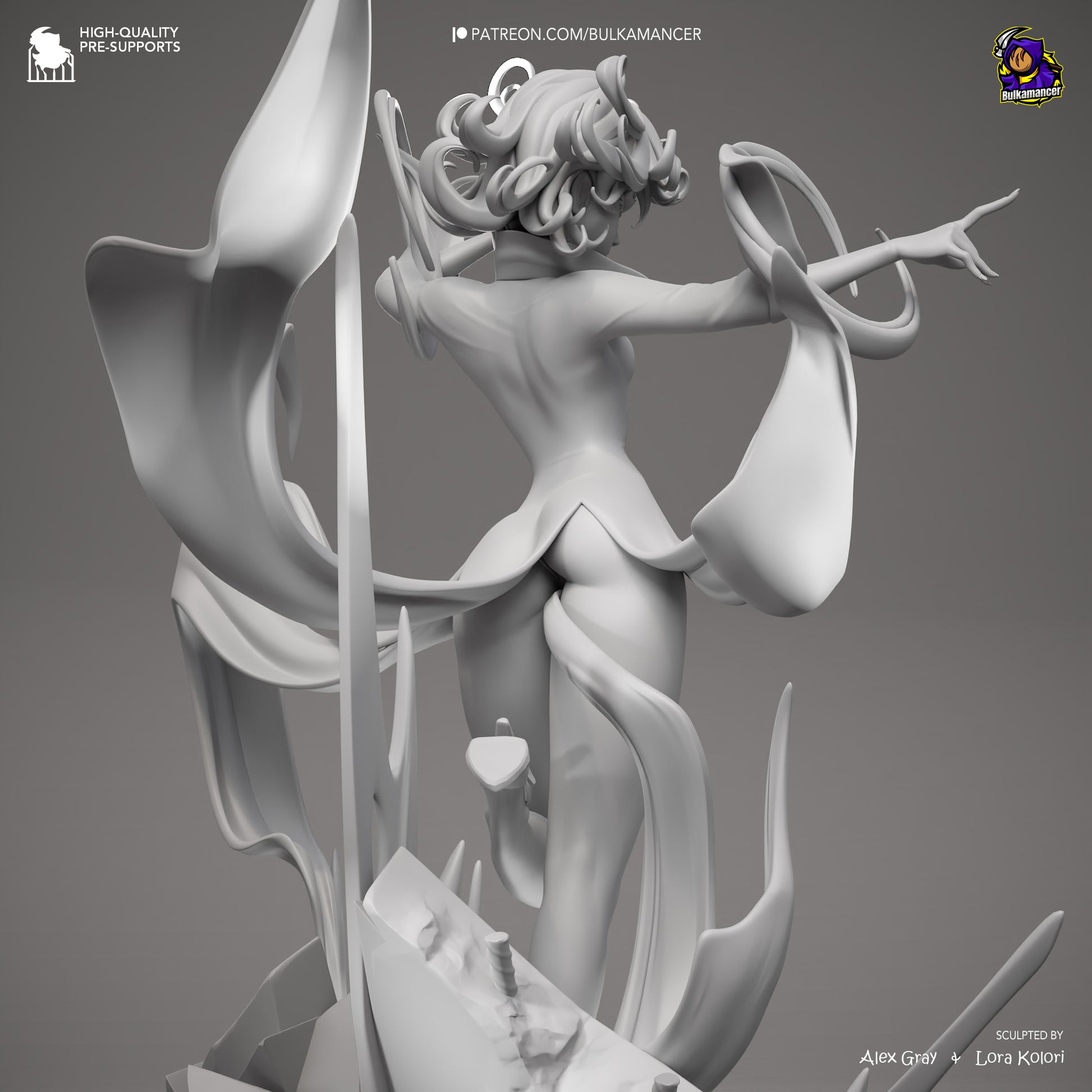 Whirlwind | Resin Garage Kit Figure | Bulkamancer Sculpts - Tattles Told 3D