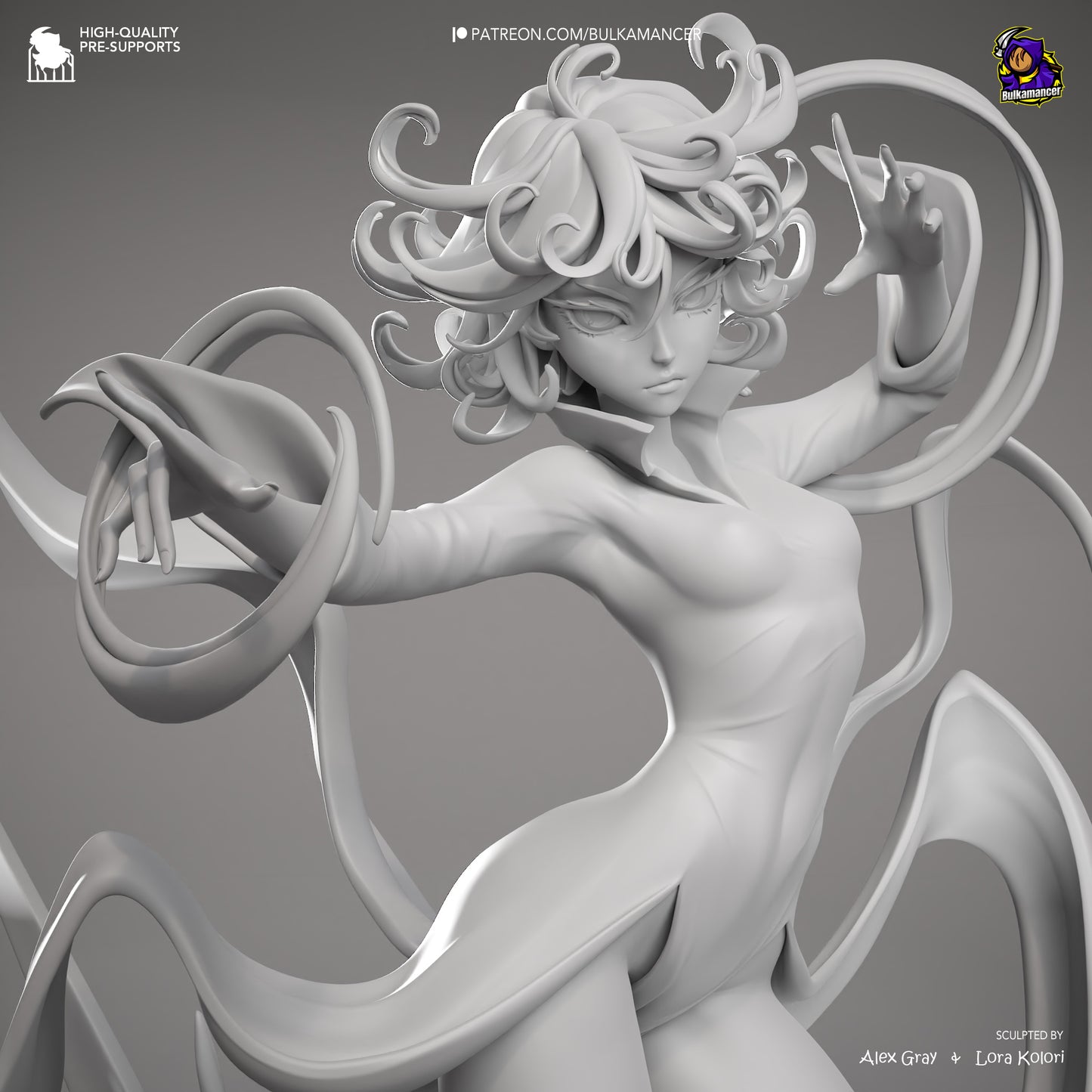 Whirlwind | Resin Garage Kit Figure | Bulkamancer Sculpts - Tattles Told 3D