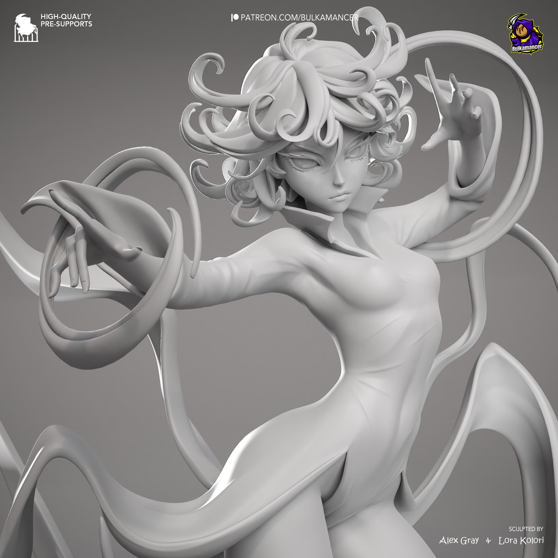 Whirlwind | Resin Garage Kit Figure | Bulkamancer Sculpts - Tattles Told 3D