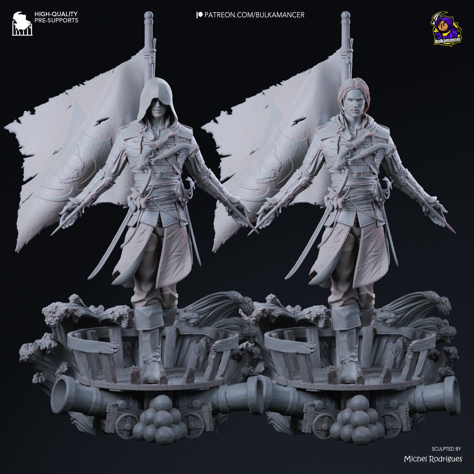 Wily Plunderer | Resin Garage Kit Figure Game Fan Art | Bulkamancer Sculpts