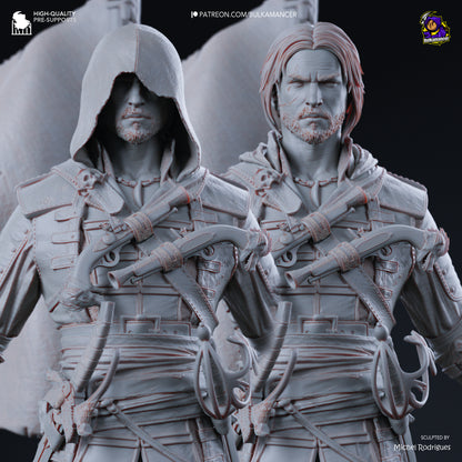 Wily Plunderer | Resin Garage Kit Figure Game Fan Art | Bulkamancer Sculpts