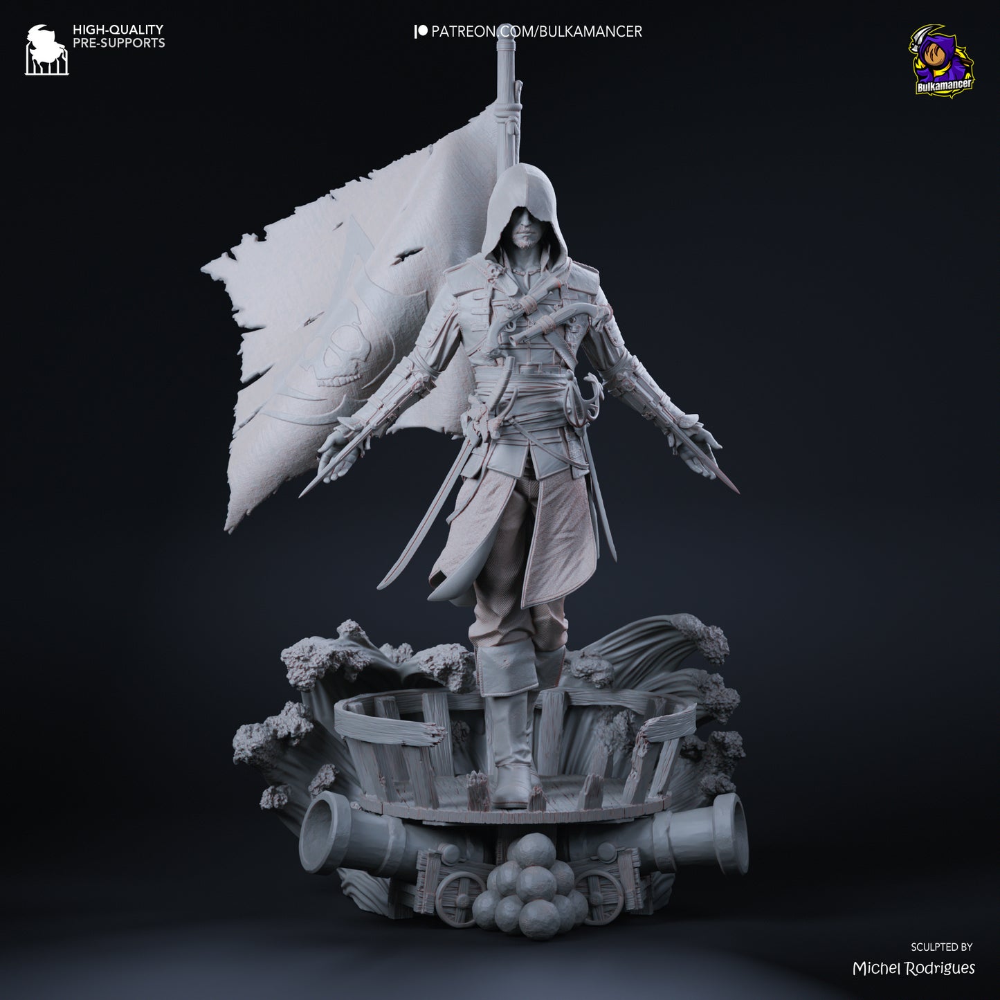 Wily Plunderer | Resin Garage Kit Figure Game Fan Art | Bulkamancer Sculpts