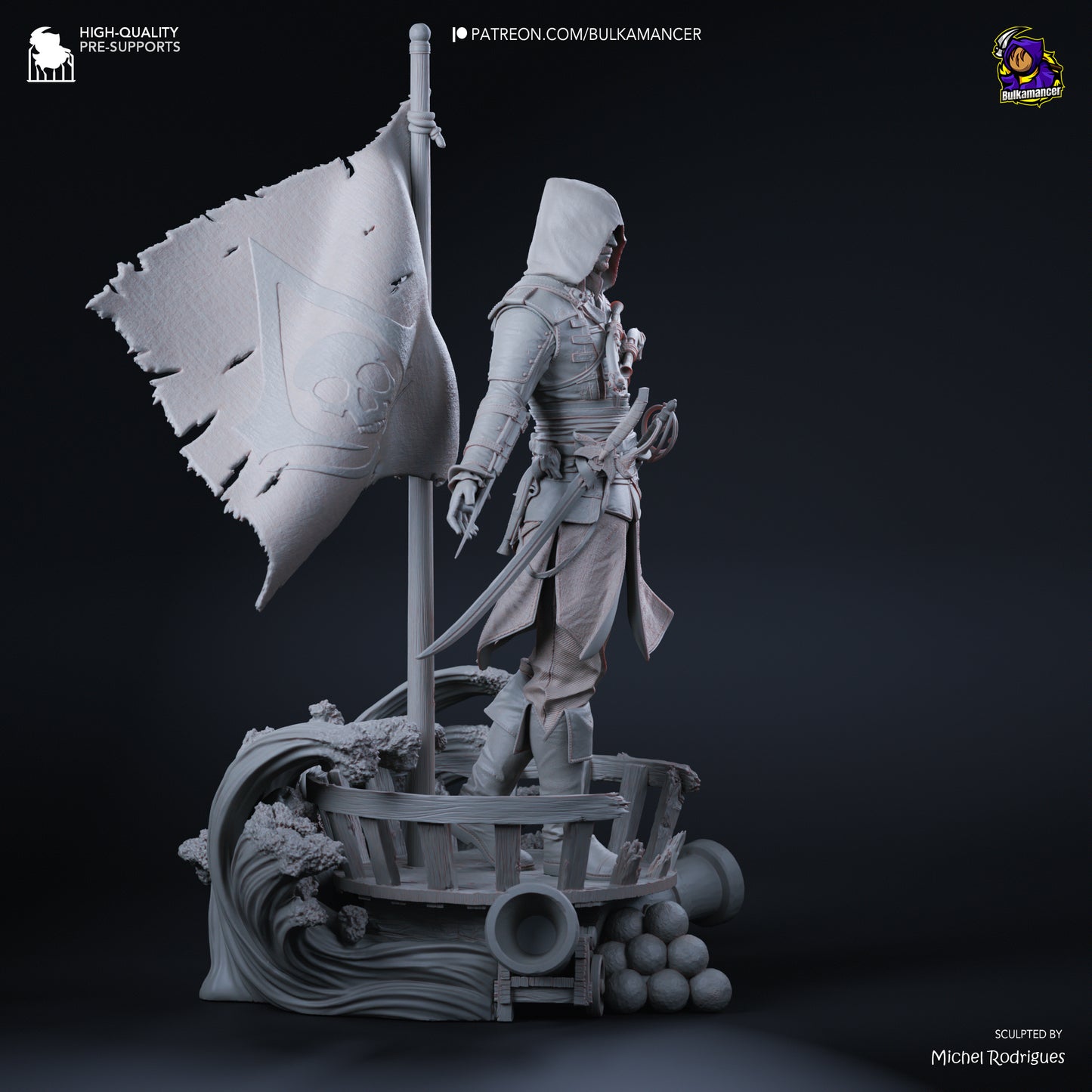 Wily Plunderer | Resin Garage Kit Figure Game Fan Art | Bulkamancer Sculpts