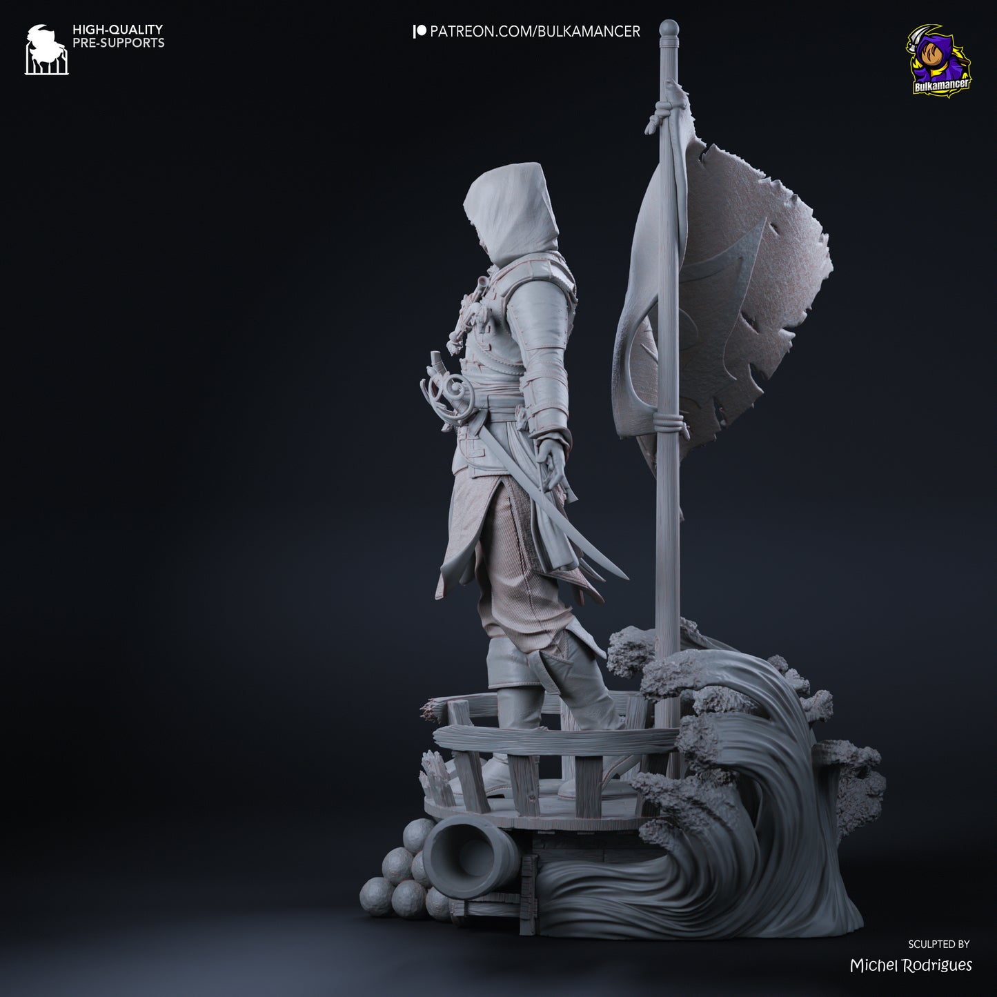 Wily Plunderer | Resin Garage Kit Figure Game Fan Art | Bulkamancer Sculpts