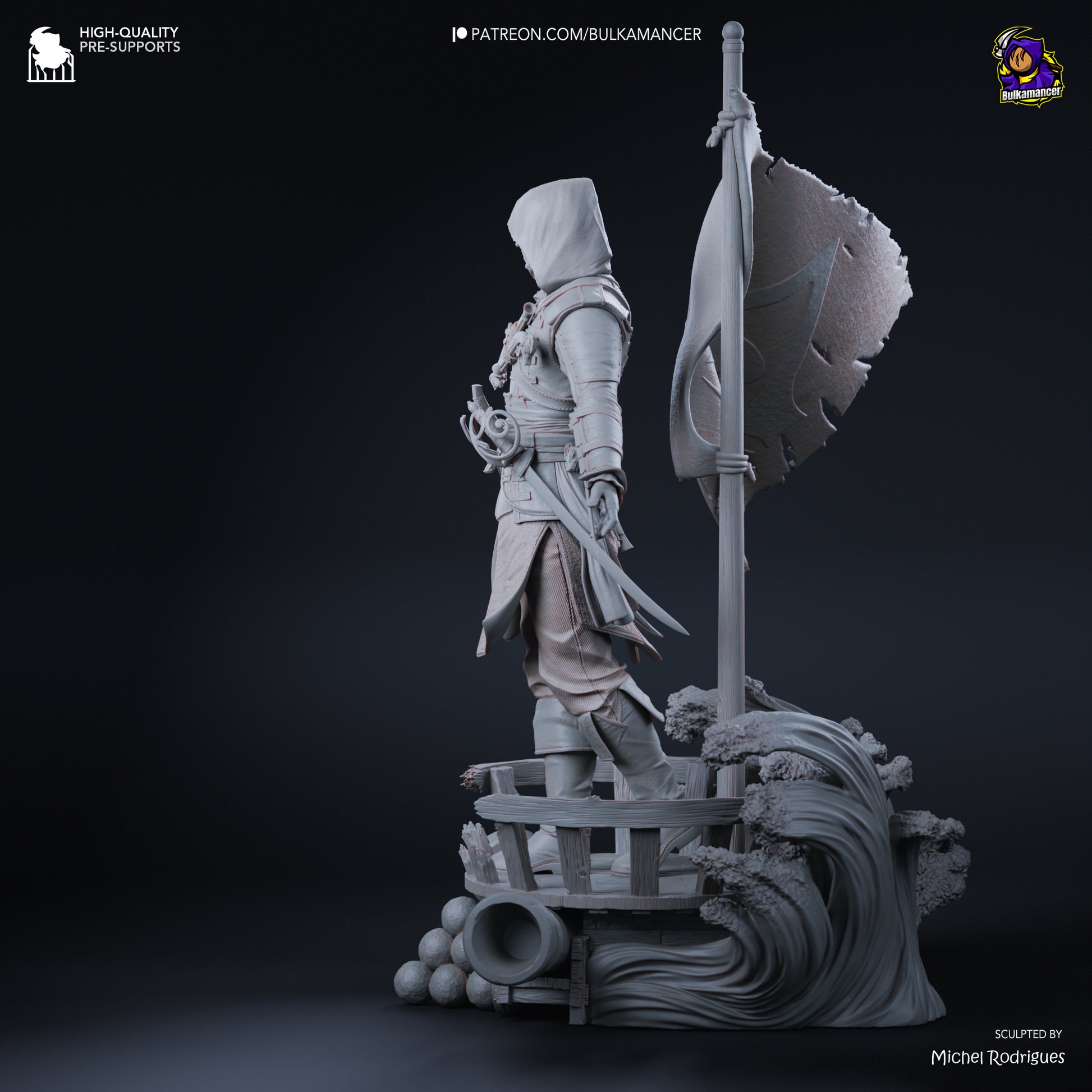 Wily Plunderer | Resin Garage Kit Figure Game Fan Art | Bulkamancer Sculpts