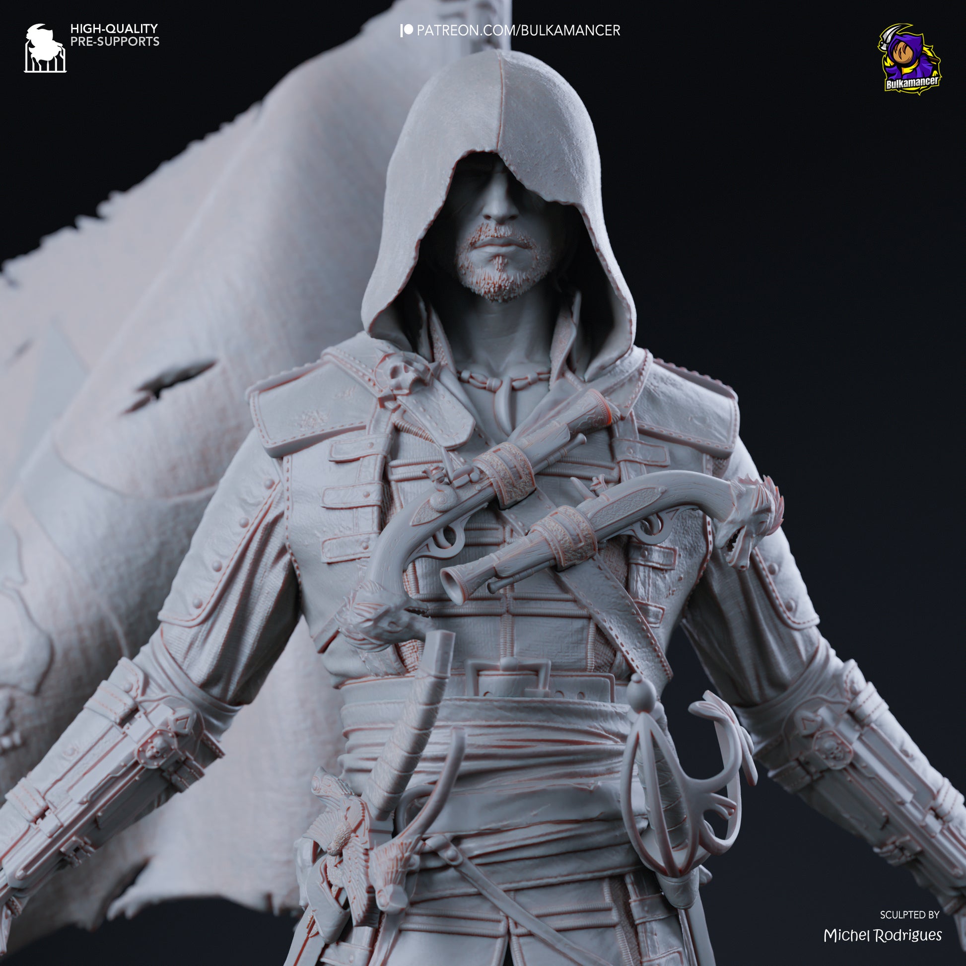 Wily Plunderer | Resin Garage Kit Figure Game Fan Art | Bulkamancer Sculpts