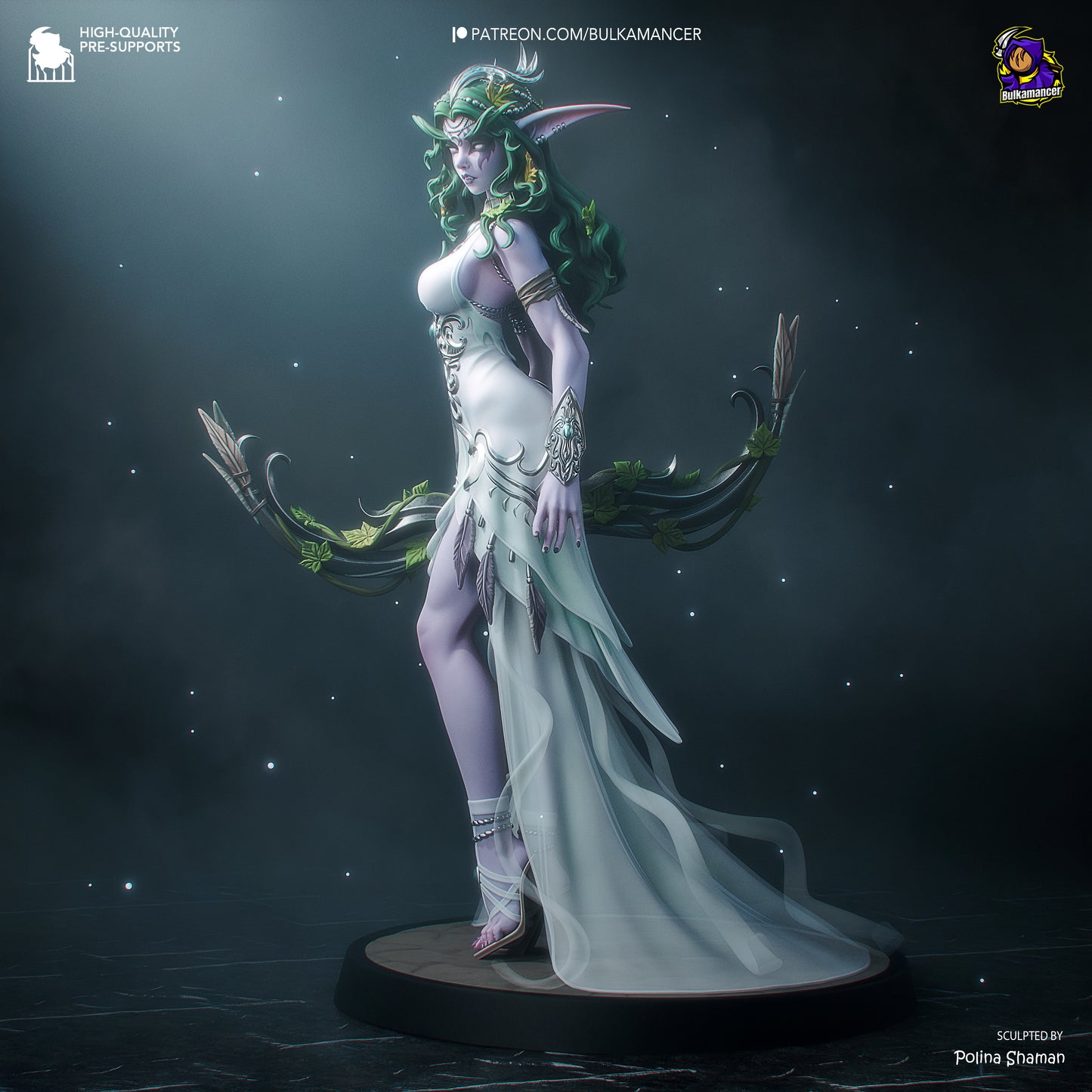 Wind Whisper | Resin Garage Kit Figure Game Fan Art | Bulkamancer Sculpts