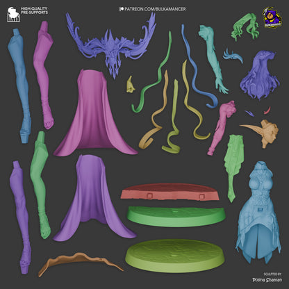 Wind Whisper | Resin Garage Kit Figure Game Fan Art | Bulkamancer Sculpts