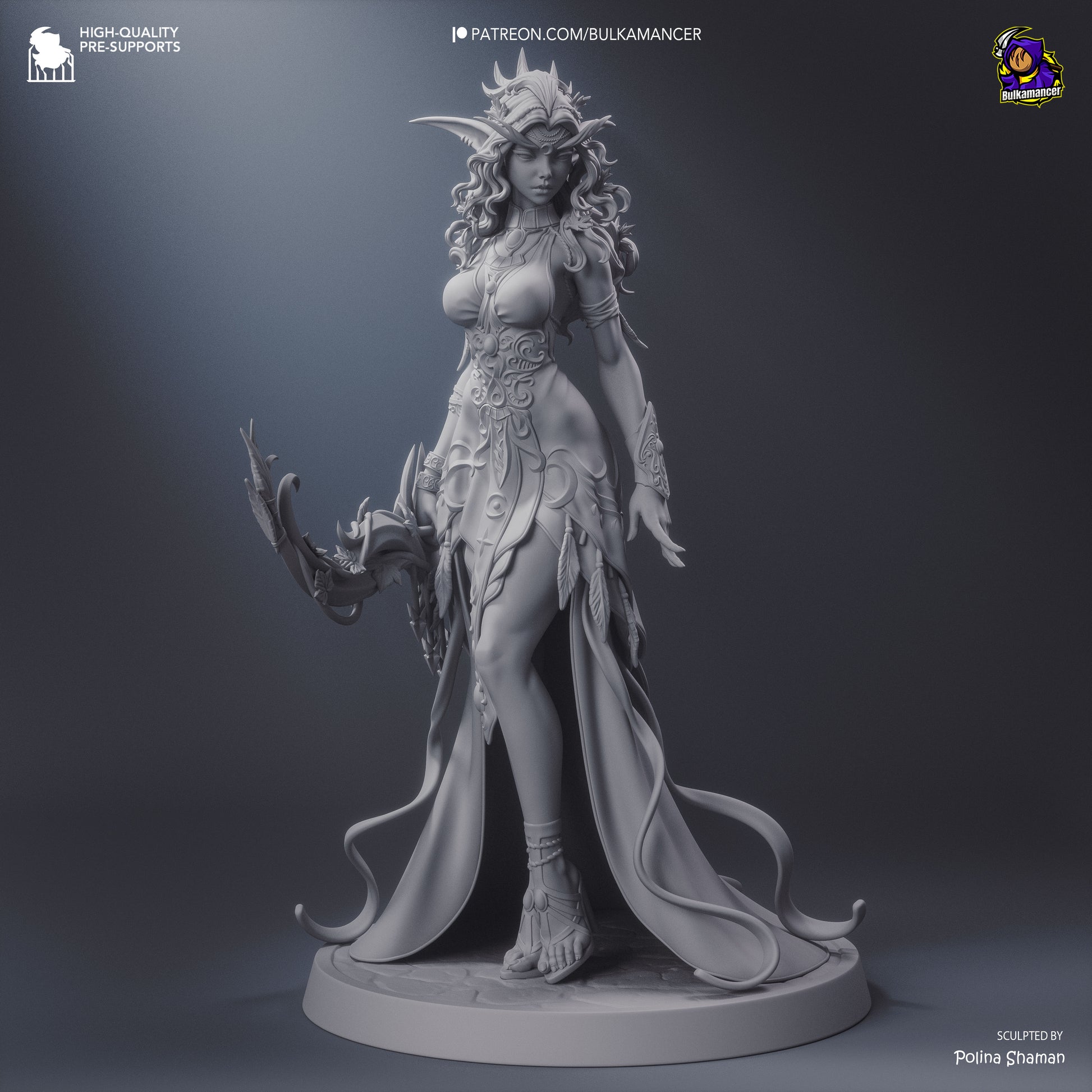 Wind Whisper | Resin Garage Kit Figure Game Fan Art | Bulkamancer Sculpts