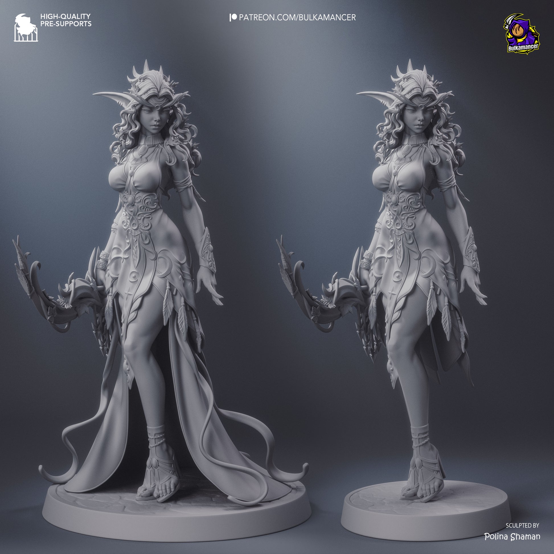 Wind Whisper | Resin Garage Kit Figure Game Fan Art | Bulkamancer Sculpts