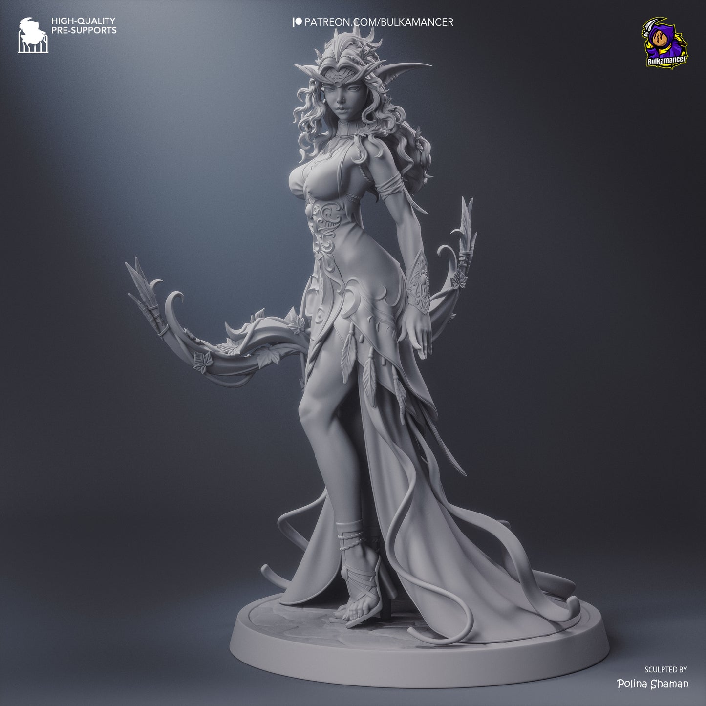 Wind Whisper | Resin Garage Kit Figure Game Fan Art | Bulkamancer Sculpts