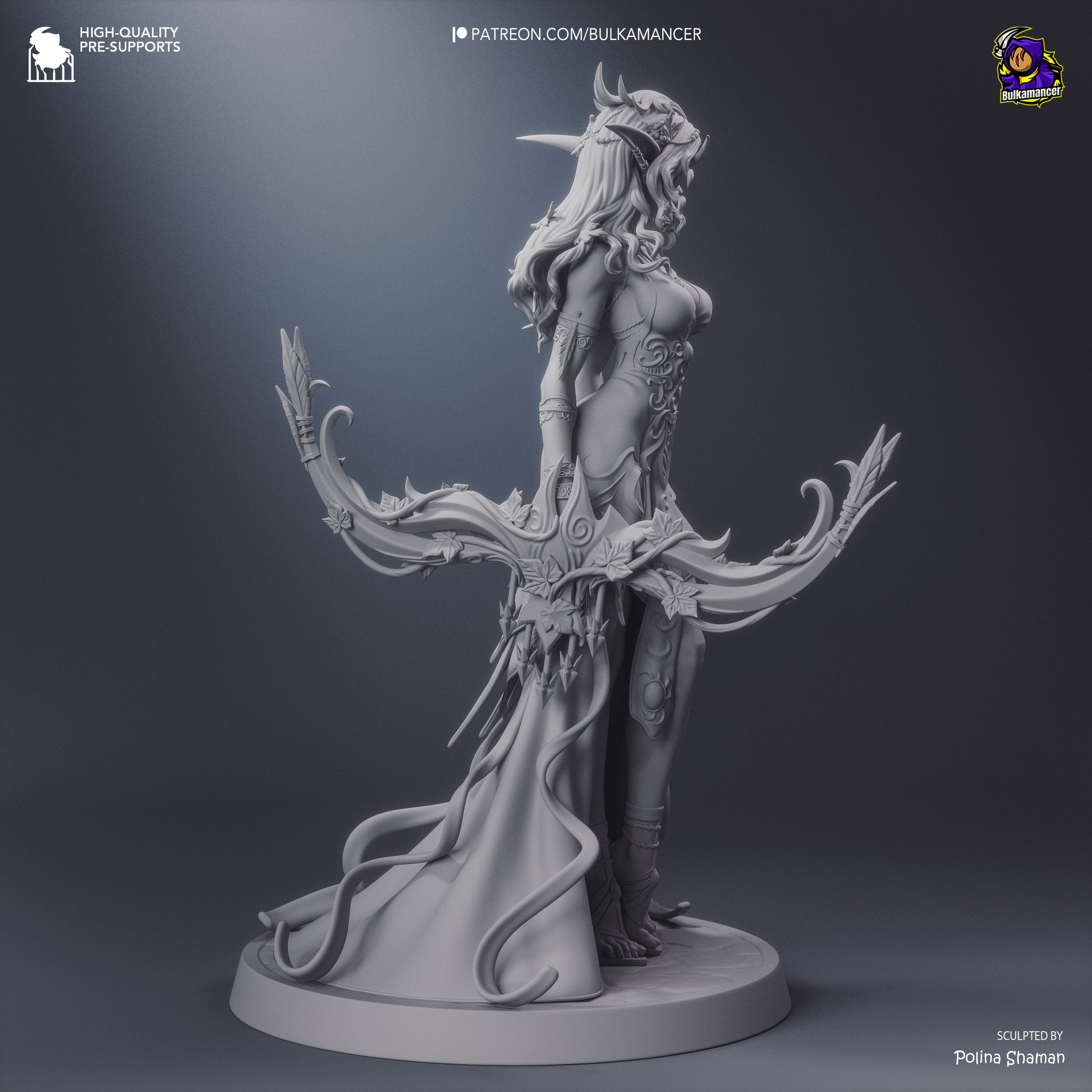 Wind Whisper | Resin Garage Kit Figure Game Fan Art | Bulkamancer Sculpts