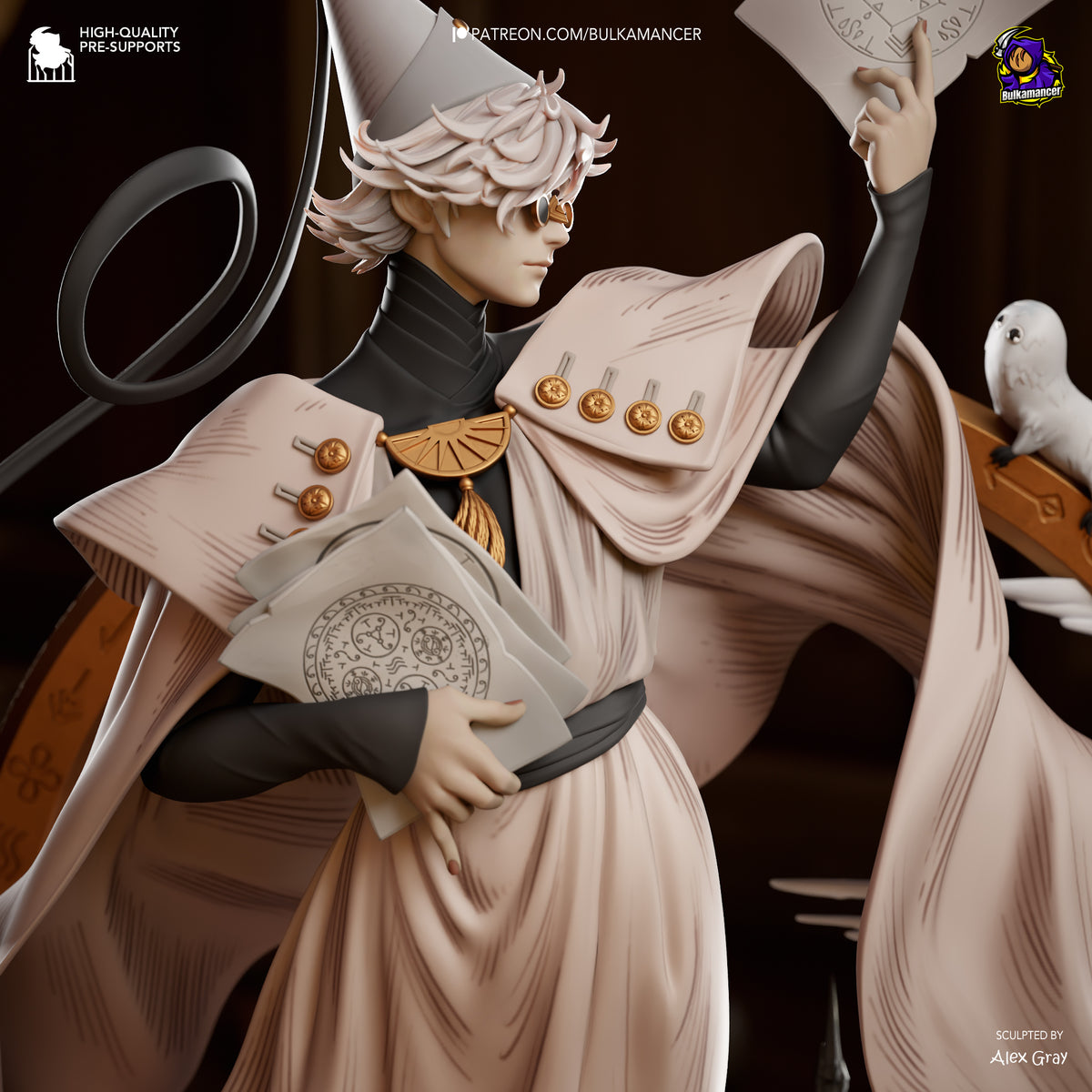 Witch Mentor | Resin Garage Kit Figure | Bulkamancer Sculpts