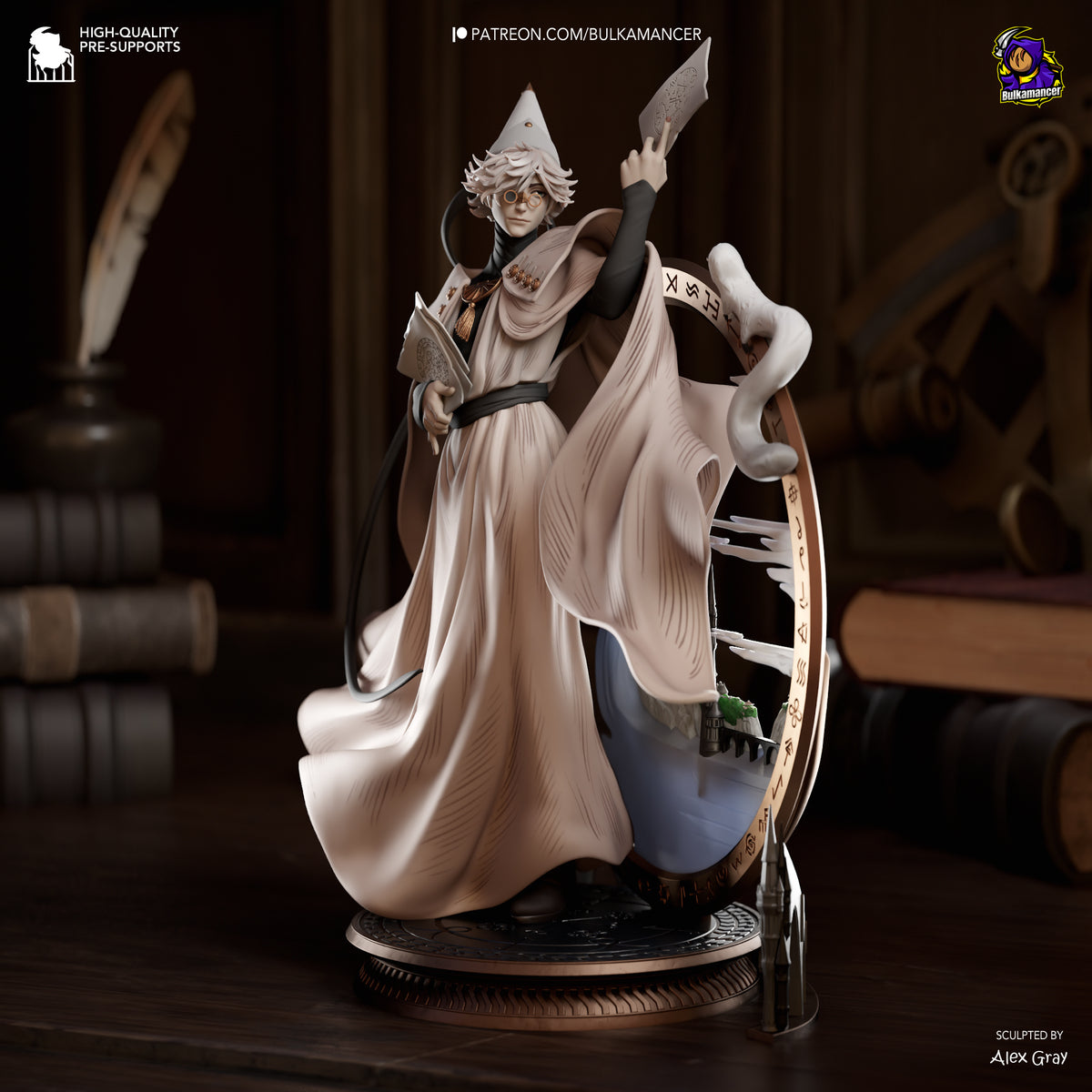 Witch Mentor | Resin Garage Kit Figure | Bulkamancer Sculpts