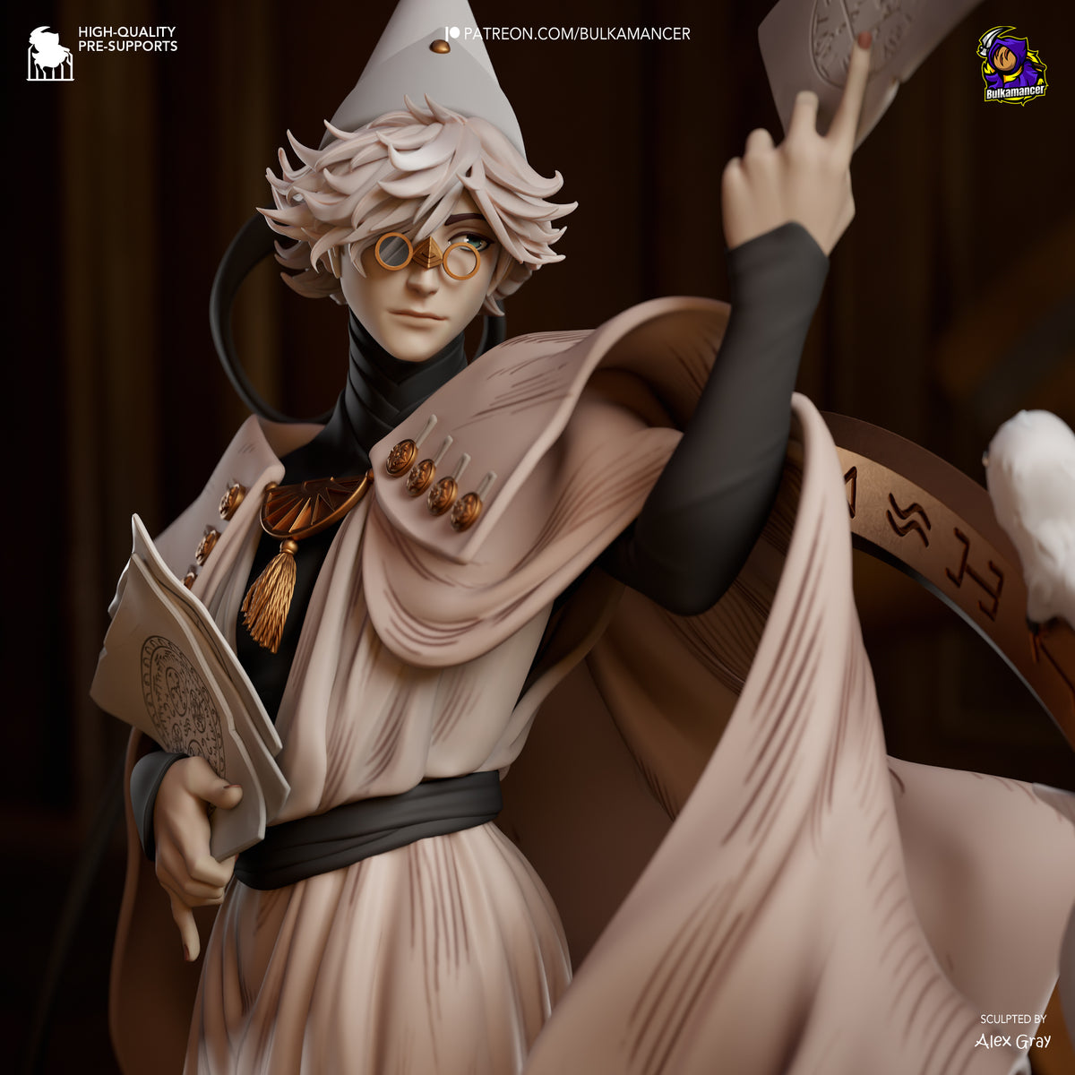 Witch Mentor | Resin Garage Kit Figure | Bulkamancer Sculpts