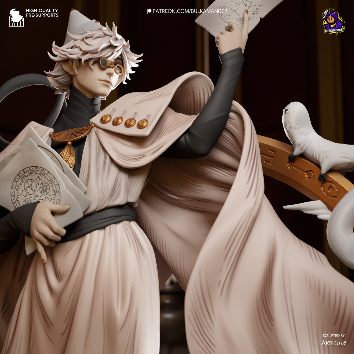 Witch Mentor | Resin Garage Kit Figure | Bulkamancer Sculpts