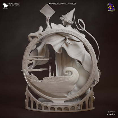 Witch Mentor | Resin Garage Kit Figure | Bulkamancer Sculpts