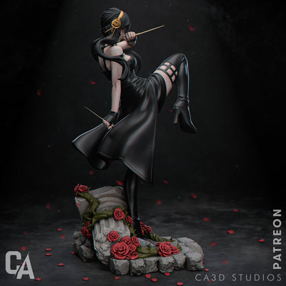 1:12 Graceful Assassin | 3D Printed Resin Garage Kit Figure | CA 3D Studios