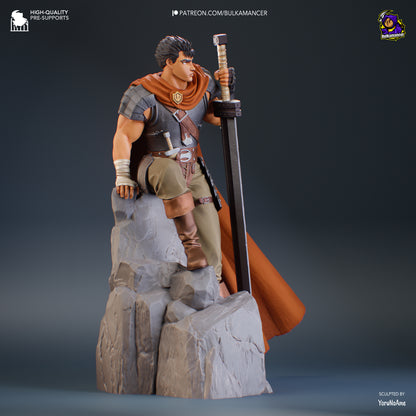 Young Berserker | Resin Garage Kit Figure Game Fan Art | Bulkamancer Sculpts