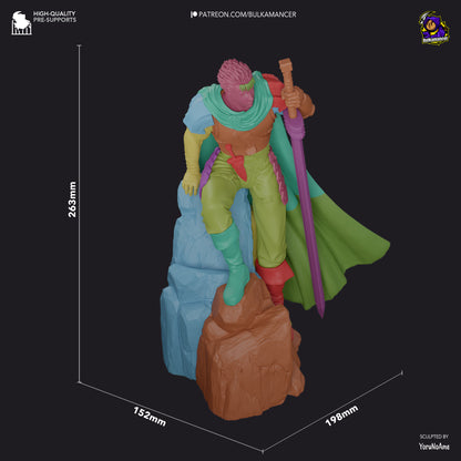Young Berserker | Resin Garage Kit Figure Game Fan Art | Bulkamancer Sculpts