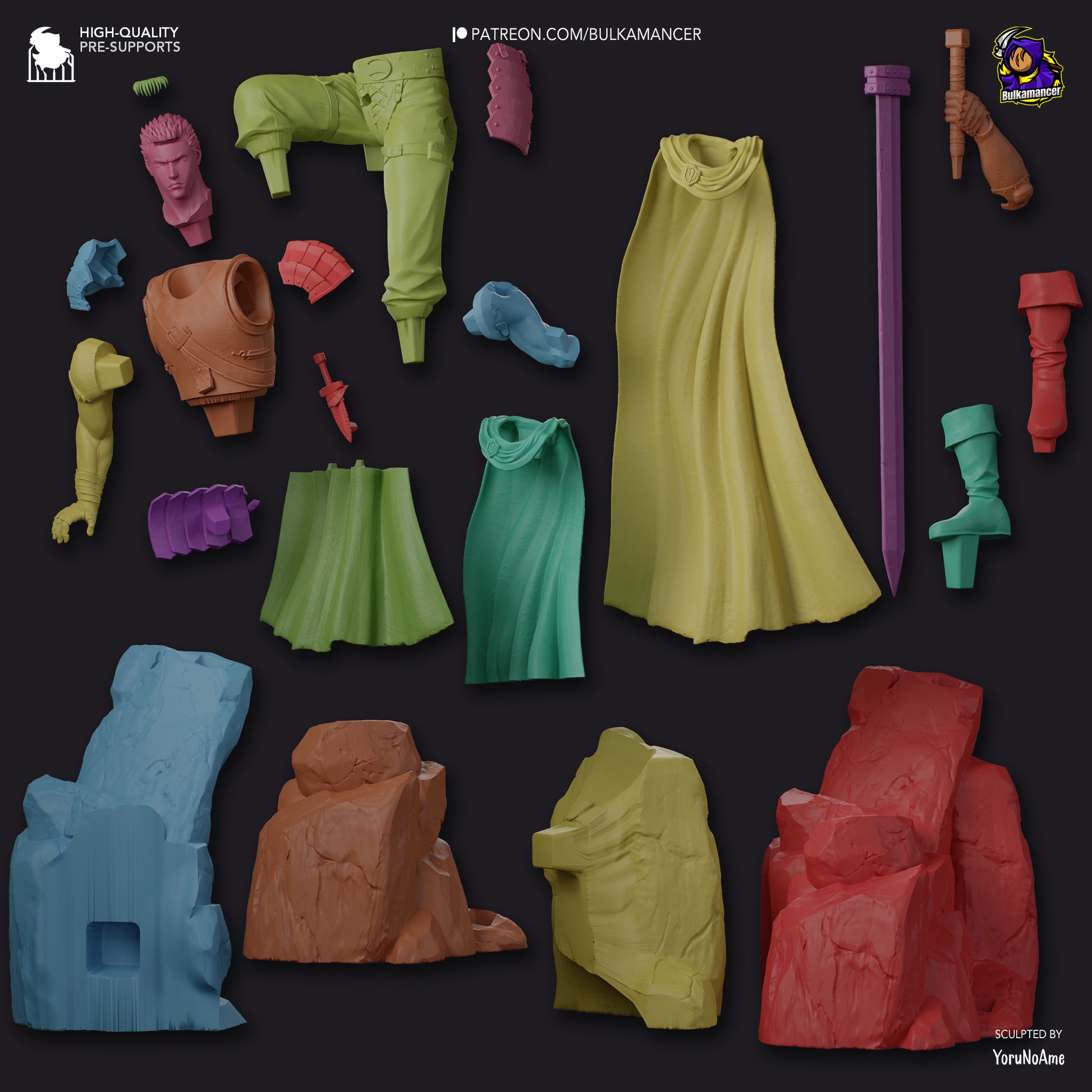 Young Berserker | Resin Garage Kit Figure Game Fan Art | Bulkamancer Sculpts