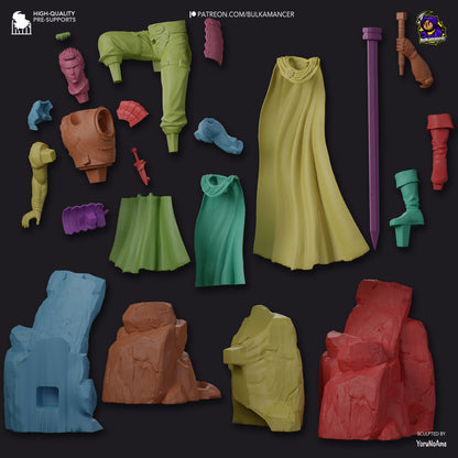 Young Berserker | Resin Garage Kit Figure Game Fan Art | Bulkamancer Sculpts