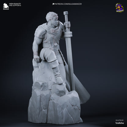 Young Berserker | Resin Garage Kit Figure Game Fan Art | Bulkamancer Sculpts